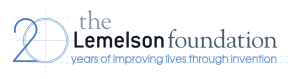 The Lemelson Foundation - 20th Anniversary logo, 20 years of improving lives through invention