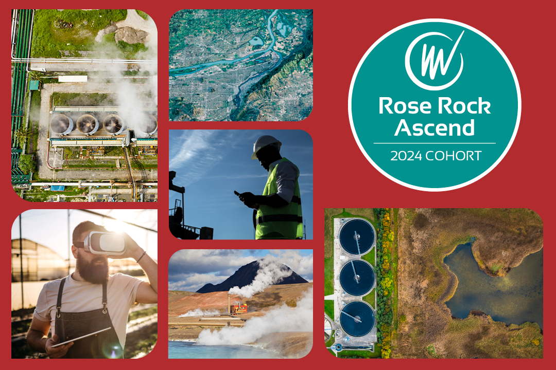 Rose Rock Ascend 2024 Cohort; photos of some of the innovations
