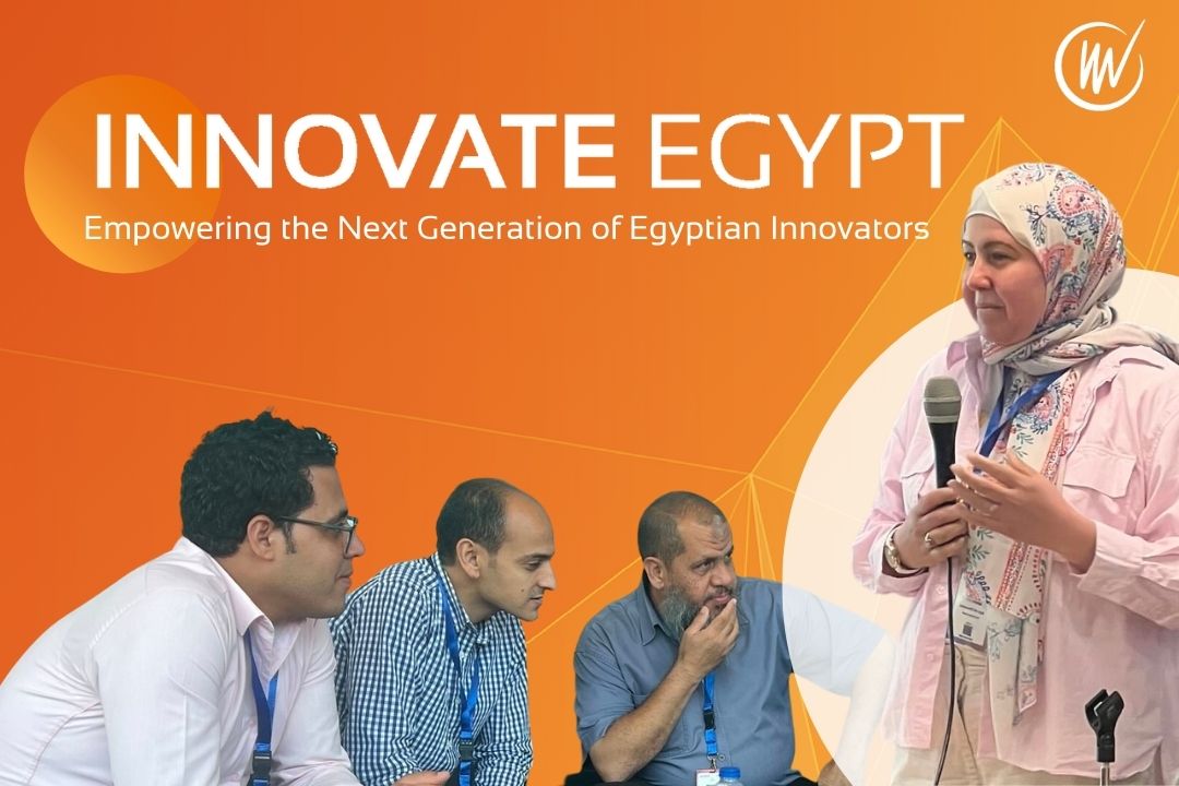 Innovate Egypt: Empowering the Next Generation of Egyptian Innovators; photos of participants in Egypt