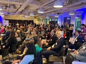 Crowd at ARPA-H Investor Catalyst Hub launch event, October 26, 2023.