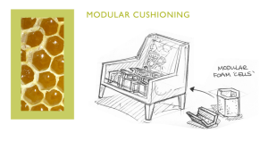 Biomimicry: Diagram for Modular Cushioning