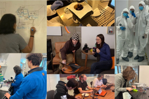 Protecting Patient Privacy: collage of photos showing the Acorn Genetics team at work.