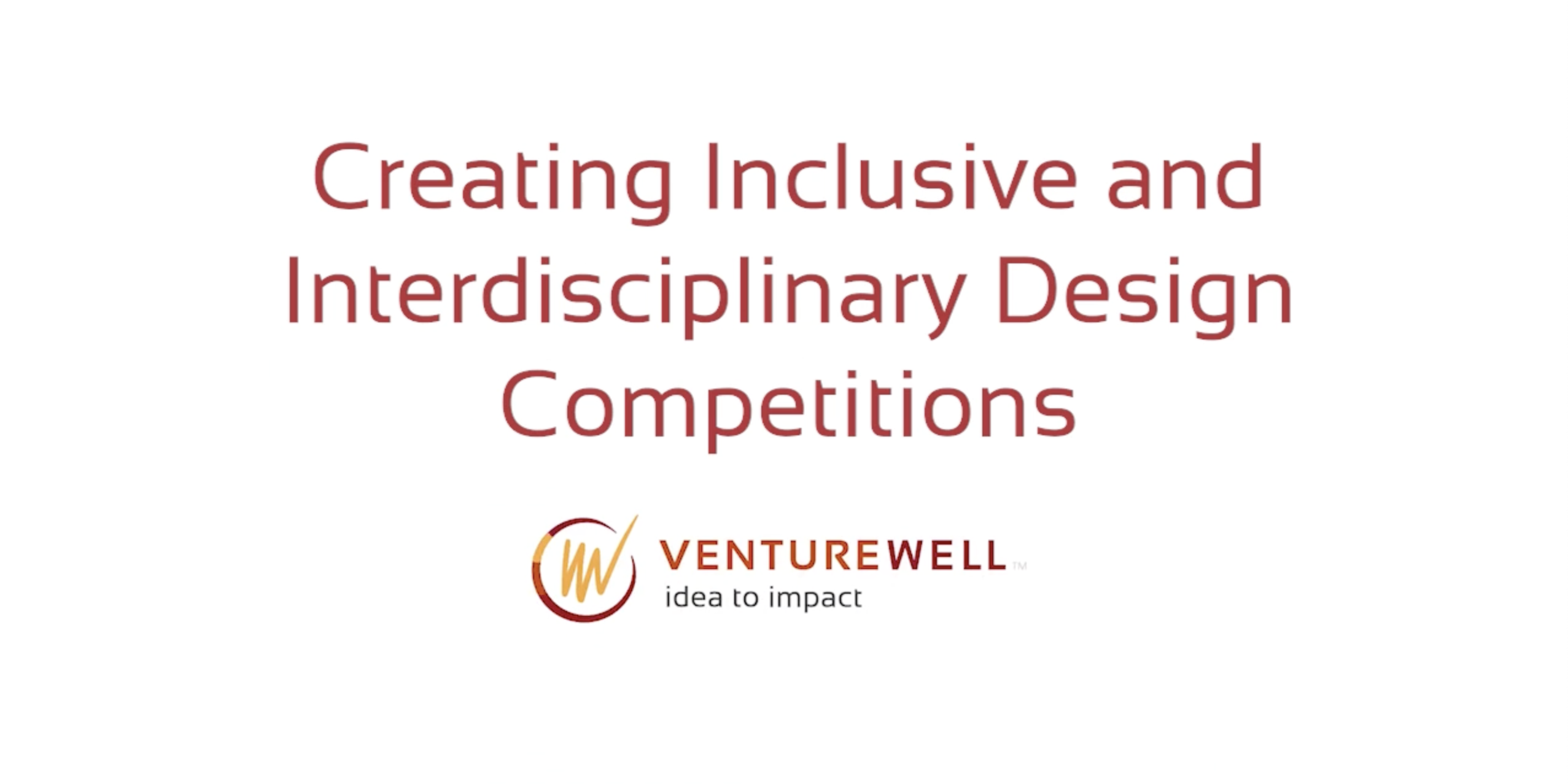 Creating Inclusive and Interdisciplinary Design Competitions—OPEN ’23 Foundation Session video screenshot