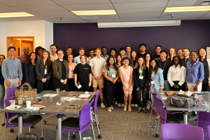 E-Team Program Summer 2024 cohort; group photo of participants at a workshop