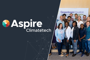 Aspire Climatetech 2025; group photo of innovators at workshop