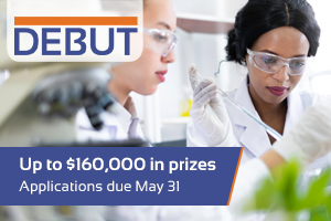 Design by Biomedical Undergraduate Teams (DEBUT) Challenge; Up to $160,000 in Prizes, Applications Due May 31
