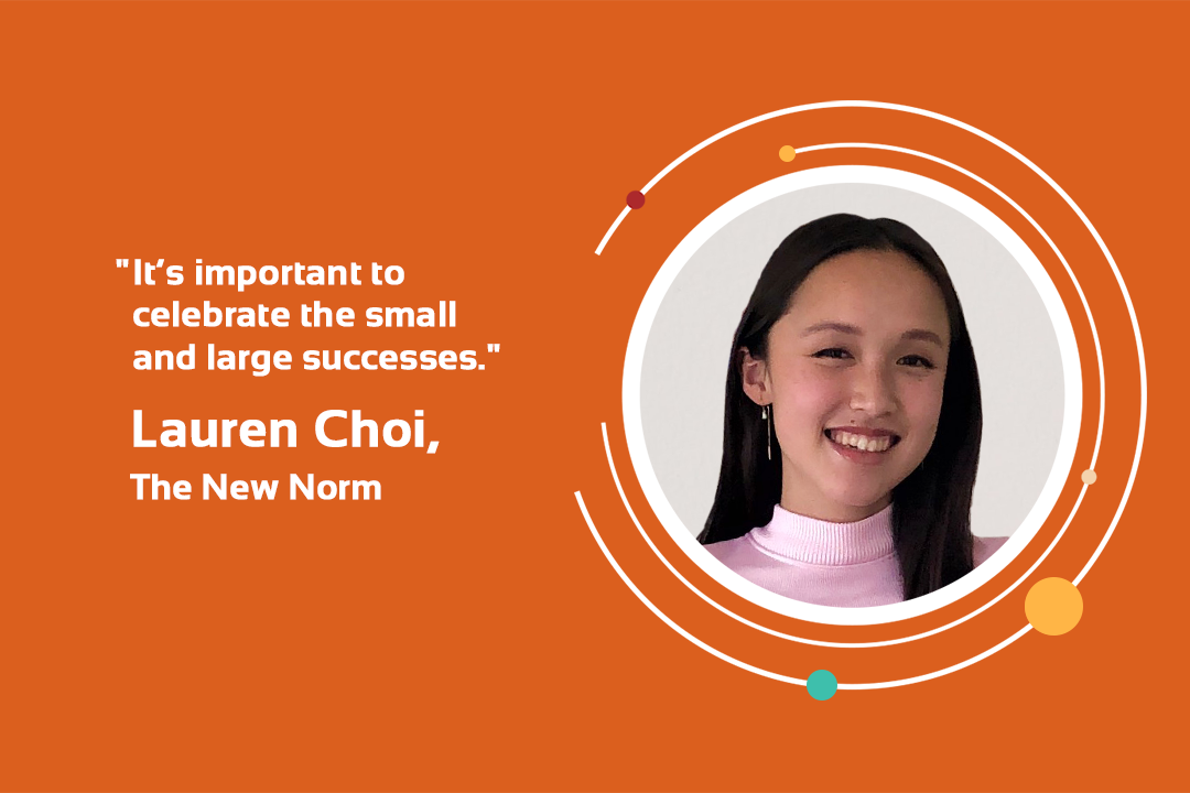 Headshot and quote for Lauren Choi, The New Norm