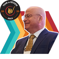 VentureWell Year in Review 2023; photo of President and CEO Phil Weilerstein 