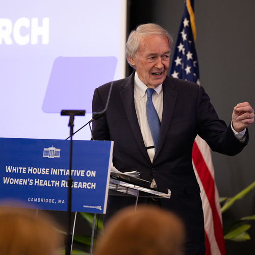 ARPA-H Sprint for Women’s Health; Senator Ed Markey (D-MA) shares remarks; Photo credit: Edythe McNamee